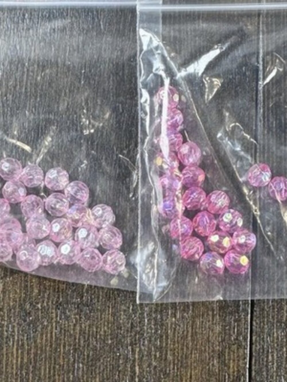 Lot Faceted Plastic Bead - Square Letters Alphabet - Jewelry Clasp - Gold Thread - Picture 10 of 16